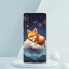 Cute Animal Fox Transparent Phone Case for Samsung Galaxy A16 A14 A12 A22 A24 A42 A03S A06 A50 A70 A20 A30 A40 Soft TPU Cover
