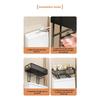 Shelves 1 Tier Toilet Storage Rack No Drilling Iron Over The Toilet Shelf Paper Holder Bathroom Storage Cabinet Bathroom