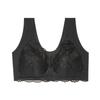 Sutiã feminino com fecho frontal, sutiã push up de renda, sutiã sem costura, roupa íntima, top curto, lingerie