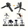 Smartphone Vlogging Kit With Tripod Phone Holder Mini Microphone LED Fill Light Starter For Vlog Live Stream Short Video YouTube