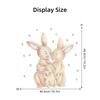 1Pc Cartoon Cute Love Heart Rabbit Wall Stickers for Kids Room Decor Baby Room Decoration Child Living Room Wall Decals DIY