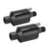 2 Pcs   Paint   Filter 1Celsius4in NPT Inlet Outlet Aluminum Alloy     Water Separator Filter