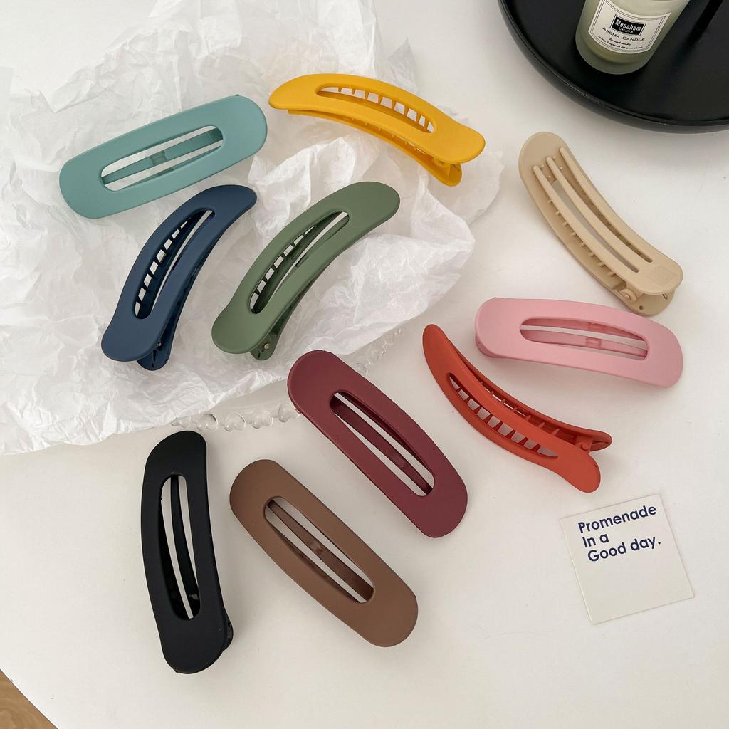 Oversized Face Wash Hairpin, Simple And Cute Back Of Head, Broken Hair Bangs Clip, Top Clip, Side Duck Bill Clip Headdress.