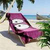 Courage the Cowardly Dog Print Beach Towel, Large Soft Quick Dry Towel for Beach Camping Swimming