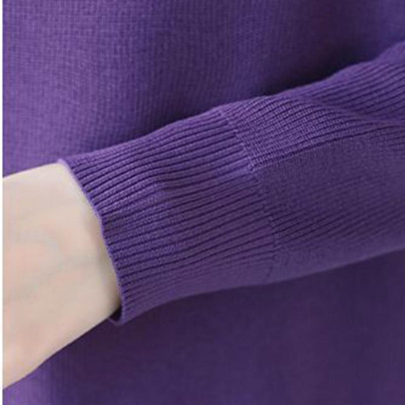 Sweater for Women Autumn Winter Pullover Warm Knitted Stretchy Long Sleeve Oversize Jumper Tops