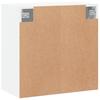 Wall Cabinet White 60 X 31 X 60 Cm Engineered Wood