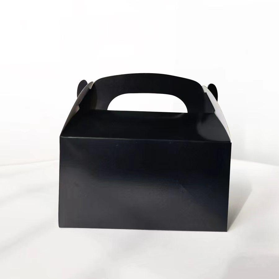 20pcs Christmas Handheld Cake Box Gift Packaging Box Baking Candy Box Party Supplies Holiday Present Storage Box for Small Gifts