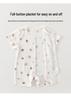 Unisex Antibacterial Cotton Summer Baby Rompers - Short Sleeve Newborn Jumpsuits