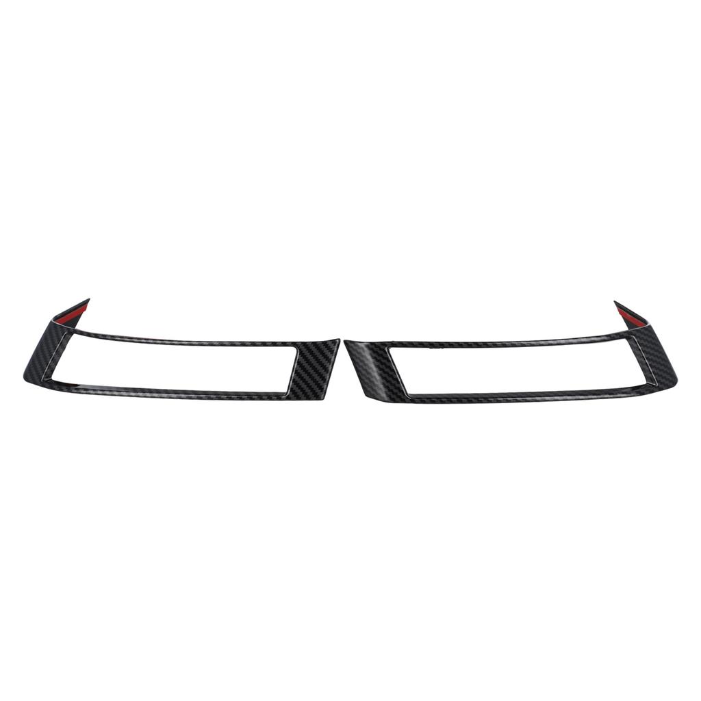 2pcs/set Car ABS Carbon Fiber Look A/C Air Condition Air Conditioning Outlet Trim Strips For Kia EV9 2025 2025