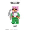X0299 Educational Building Blocks Mini Figures Toy Bag Set World Series for Kids Boys Creative Gift