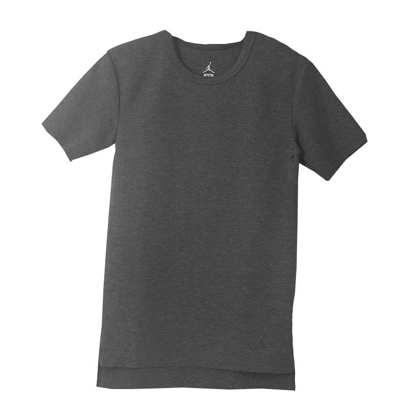 Air Jordan MJ Essentials Fleece T-Shirt Grey Men s 724508-032 XS