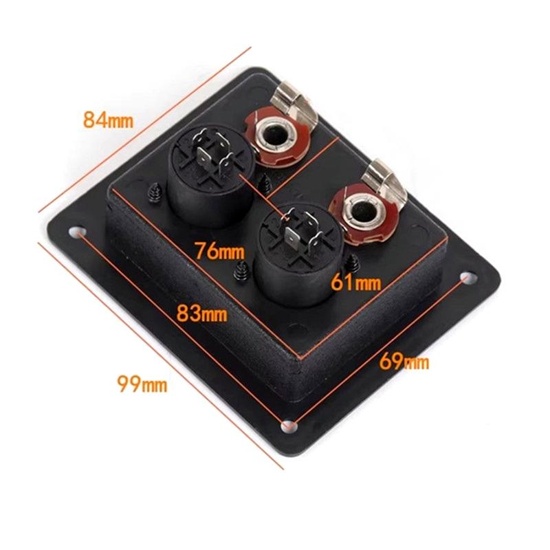 ABBY-Speaker Rear Wiring Board Speaker Cable Speakers Wire Board Audio Multifunctional Wiring Board Wire And Cable 5PCS, Durable