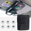 Universal Car Sun Visor Accessories Car Glasses Clip Cards Organizer Storage Bag
