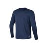 Skechers Comfortable Casual Simple Versatile Long Sleeve T-Shirt Men Tops Navy-Academy-Blue P225M143-02MZ