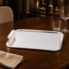 Metal Serving Tray with Handles Elegant Versatile