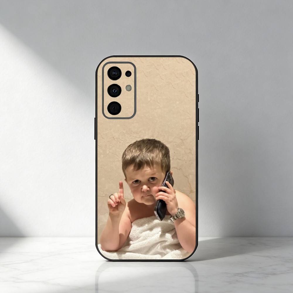 Funny Hasbulla Phone Case For Samsung S25,S24,S21,S22,S23,S30,Ultra,S20,Plus,Fe,Note,5G Black Cover