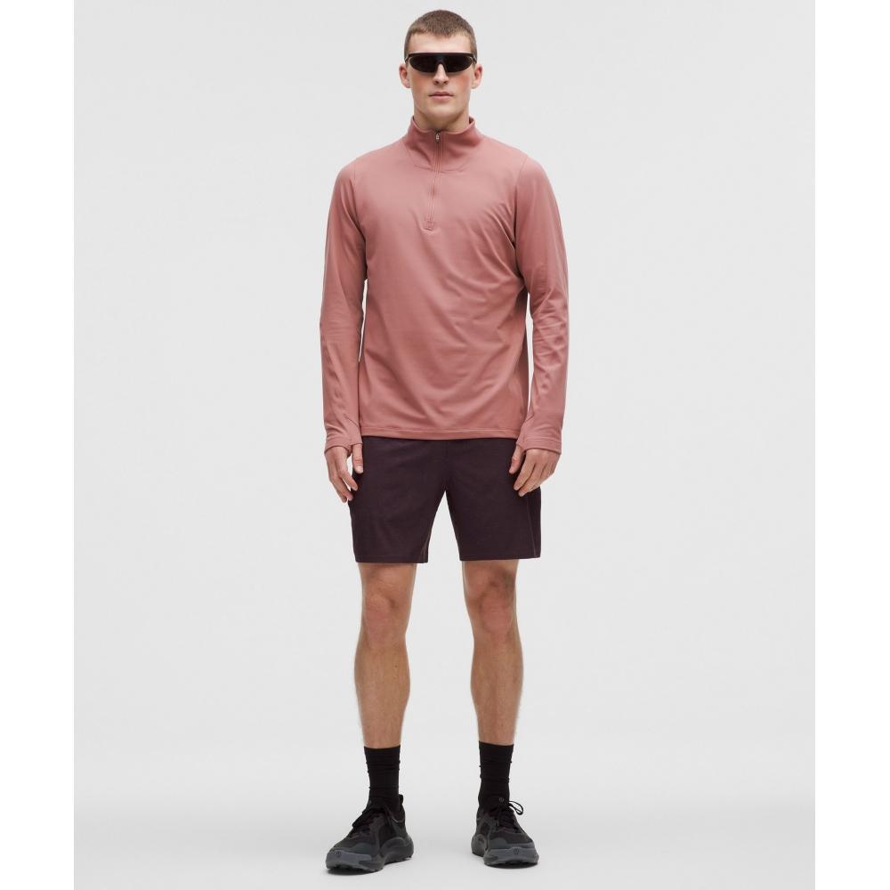 Lululemon Pace Breaker Linerless Short 7  Speckled Heather Plum Multi