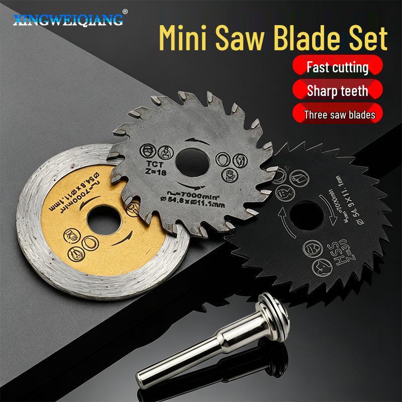 High-Speed Steel Circular Saw Blade for Wood, Metal & Plastic - Electric Grinder & Drill Accessory