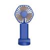 Portable Handheld Fan 3 Speed USB Rechargeable Quiet Cooling for Outdoor Camping Blue