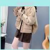 Knit Short Cardigan With Irregular Silhouette For Women Spring Autumn Lifestyle