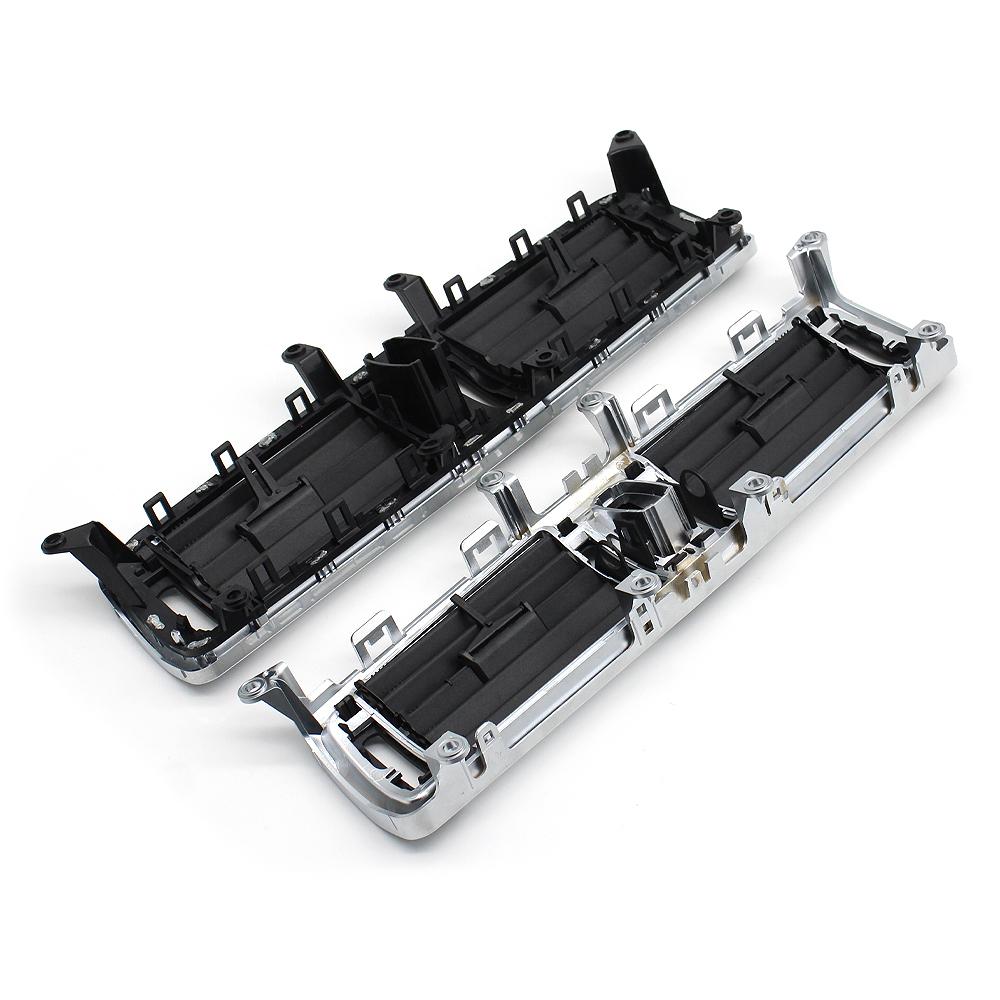 Front Console Chrome Central Air Conditioner AC Vent Grill For BMW 5 Series GT F07 528 535 550 2010-2017 64229142584 64229142590