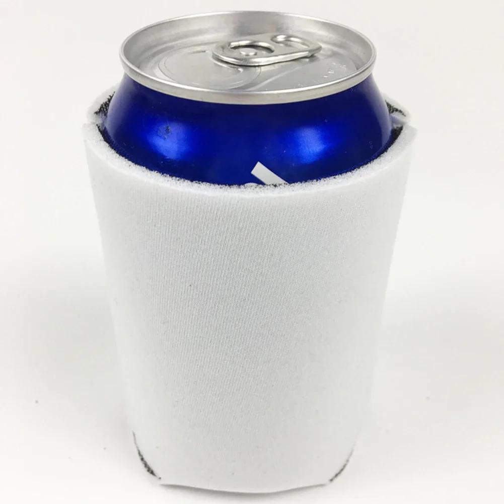 10pcs Beer Can Cooler Neoprene Can Sleeves Collapsible Insulated Drink Cooler Holders For Beer Water Bottles
