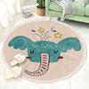 Cartoon Round Carpet for Kids: Living Room, Sofa, Coffee Table, Bedroom Cushion, Hanging Basket, and Chair Floor Mat