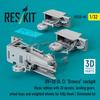 Reskit Cockpit Interior Decals Landing Gear Set Kitty Plastic Model Parts 1/32 OV-10A/C w/3D & (for Hawk) RSKU32-0060 (Airplane)