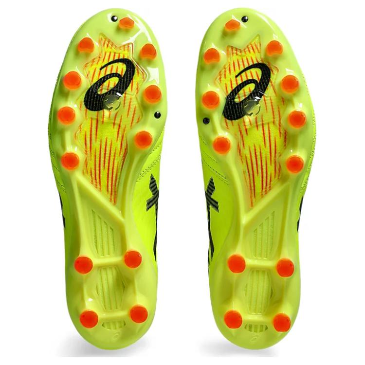 Asics DS Light X FLY Pro 2 Soccer Shoes Men's Yellow Black Sneakers 1101A074-750