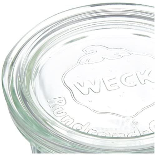 Weck Glass Storage Container, Kugelhopf, 140ml, WE-561, Clear