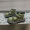 Large Cotton Shoes Non-slip Warm Velcro High-top Snow Boots Winter Velvet Thickened Bread Shoes Thick Sole Xk