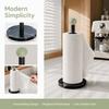 Iron Marble Paper Towel Holder Weighted Base Anti Slip Countertop Paper Towel Stand Black Green Space-Saving