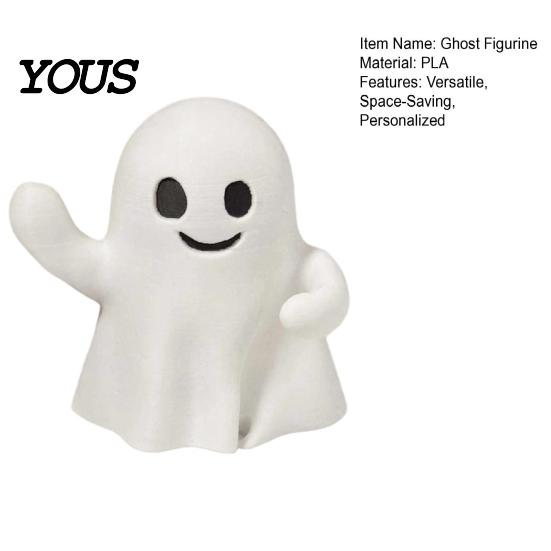 One-piece Molded Pen Holder Ghost Holder, Halloween Cute Desk Organizer, Spooky Creative Storage Solution Rest Stand for Pencils, Funny Office
