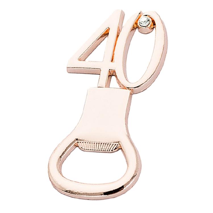 Golden Bottle Opener with Number Essential Beer Opener Tool for Any Celebration