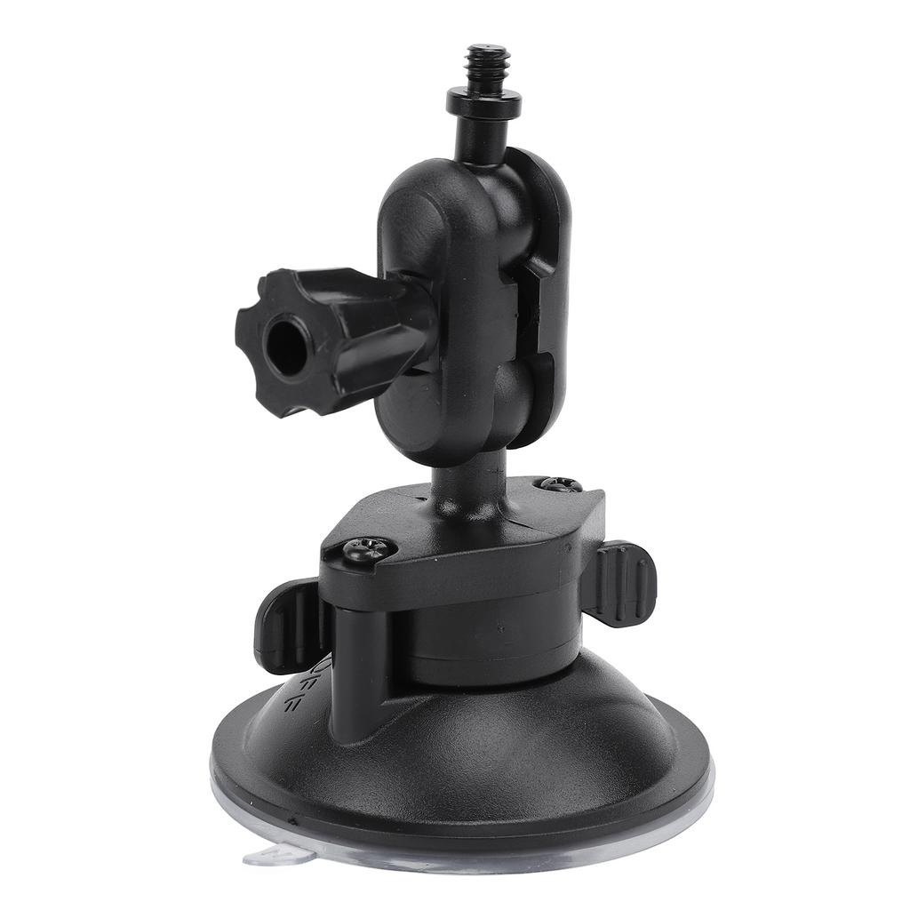 Suction Cup Bracket with 1 4 Inch Screw Dual Ball Head Universal Car Window Windshield Mount Holder Digital Sports