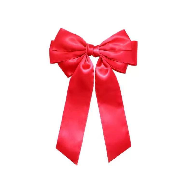 Sweet Style Ribbon Bow Hair Clip - Elegant Princess Accessory