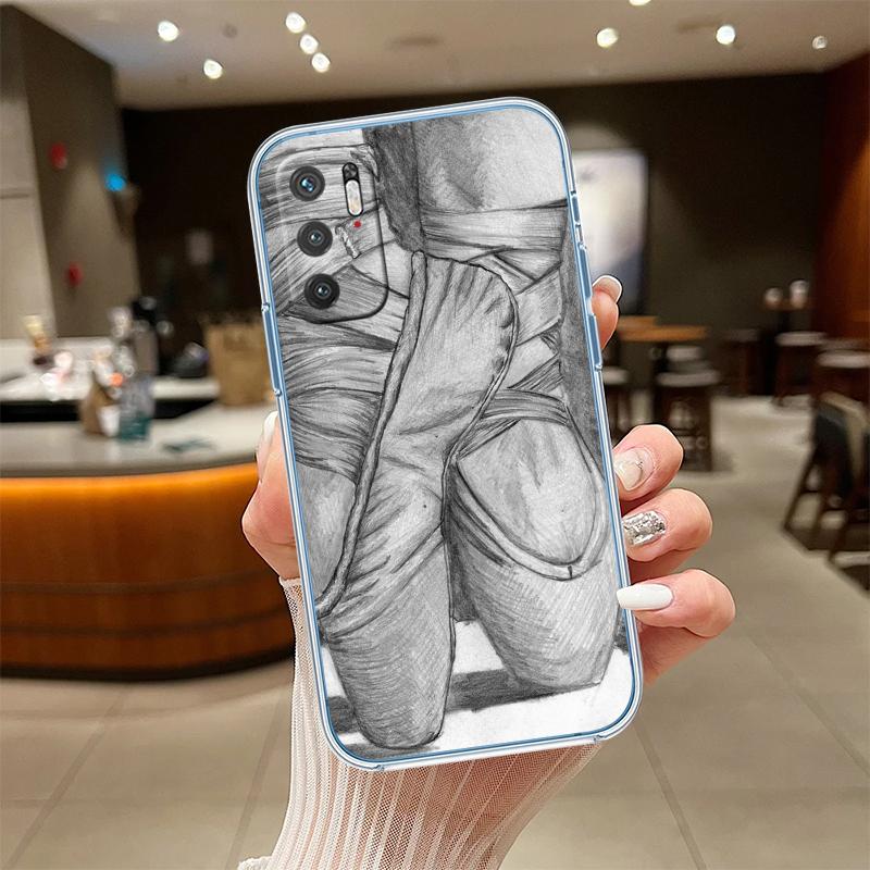 UP12 Ballet Pointe Shoes Ballerina Case for LG K22 K30 K40 K41 K42 K50 K50S K51 K51S K52 K61 K62 K71 K92 Q60 Q61 V40 V50 V60