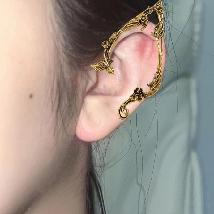 Not Piercing Earrings Gothic Ear Clip Stylish Ear Cuff Women Ear Jewelry Suitable for Fashion Youthful Women and Girls