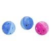 Interactive Plastic Cat Toy Collision Colors Cat Ball with Hollowed-out Paws and Bell Pet Chew Toy