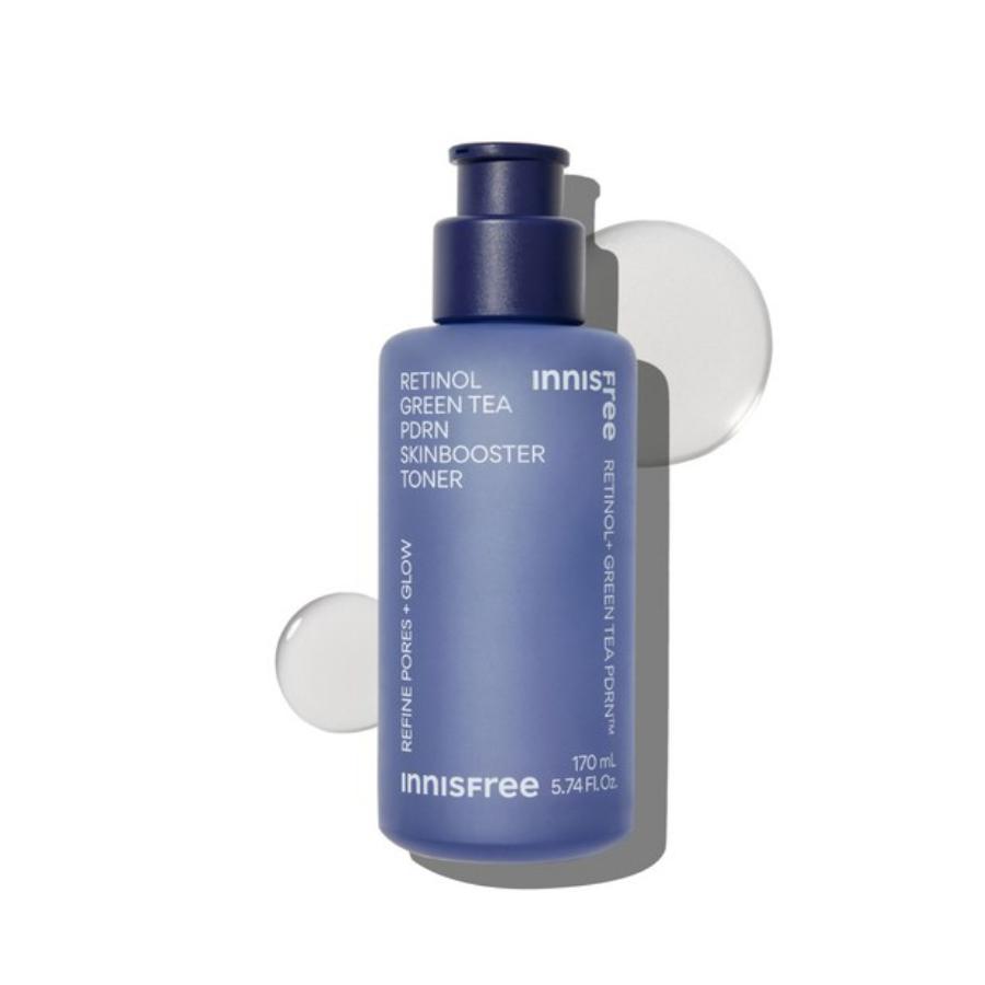 Innisfree Toner Booster de Peau Rétinol Thé Vert PDRN 170mL