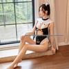 Devil Angel Black Nurse Bikini Set - Tempting One-Piece Uniform for Women
