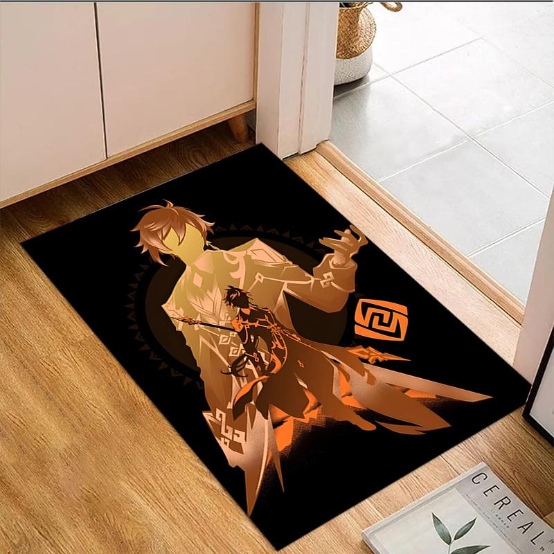 1PC Ayato Genshin Carpet Floor mat, Anti-slip mat Chair rug For livingroom,Bedroom, doormat home decor Gift Christmas Gifts
