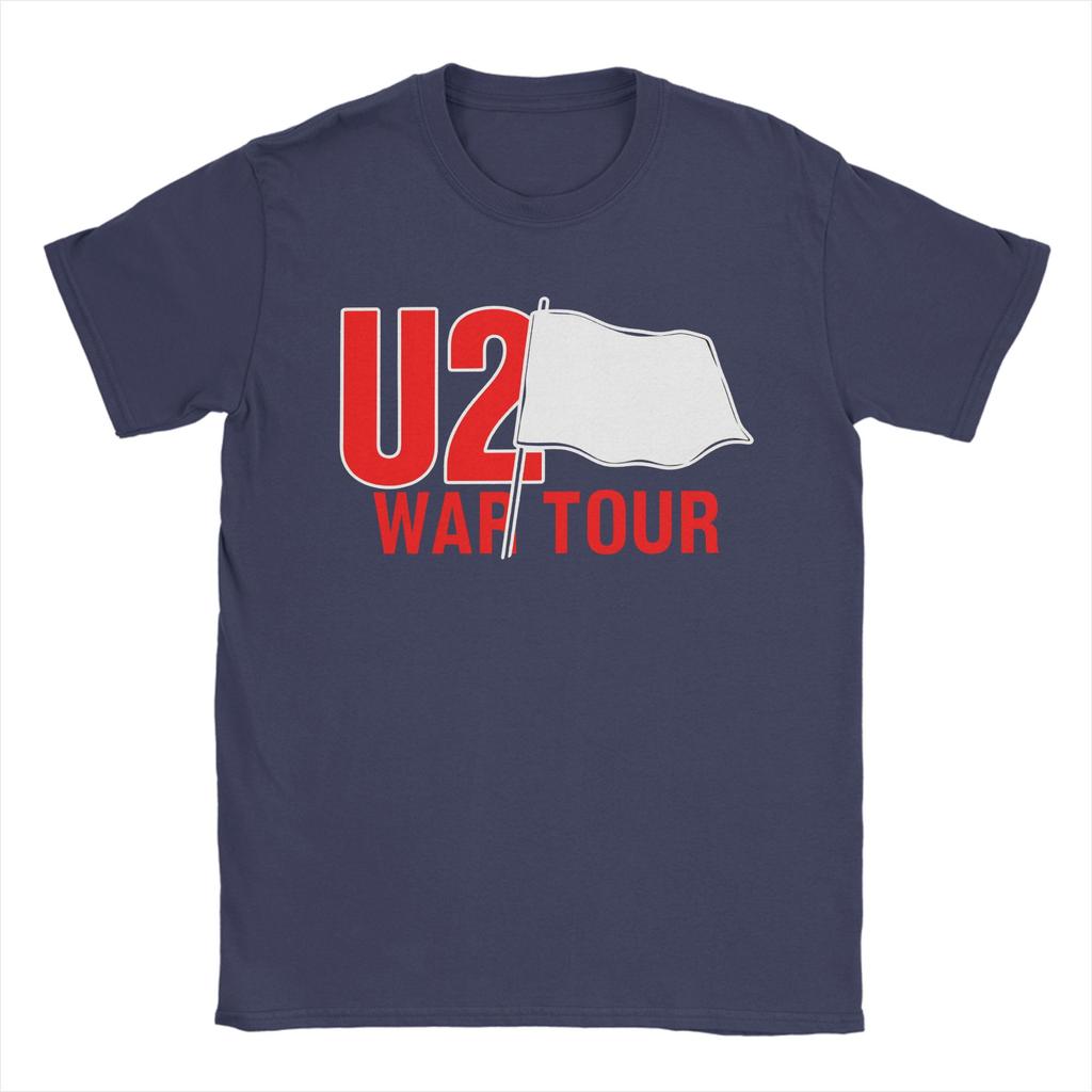 Novelty U2 Rock Band TShirt for Men O Neck Pure Cotton T Shirts  Short Sleeve Tees Summer Tops