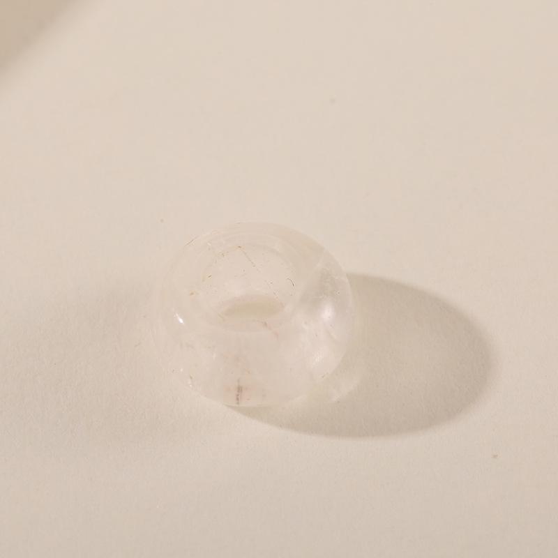 

Large Hole 4mm Natural Crystal Agate Jade Abacus Beads for DIY Crafting (Set of 10)