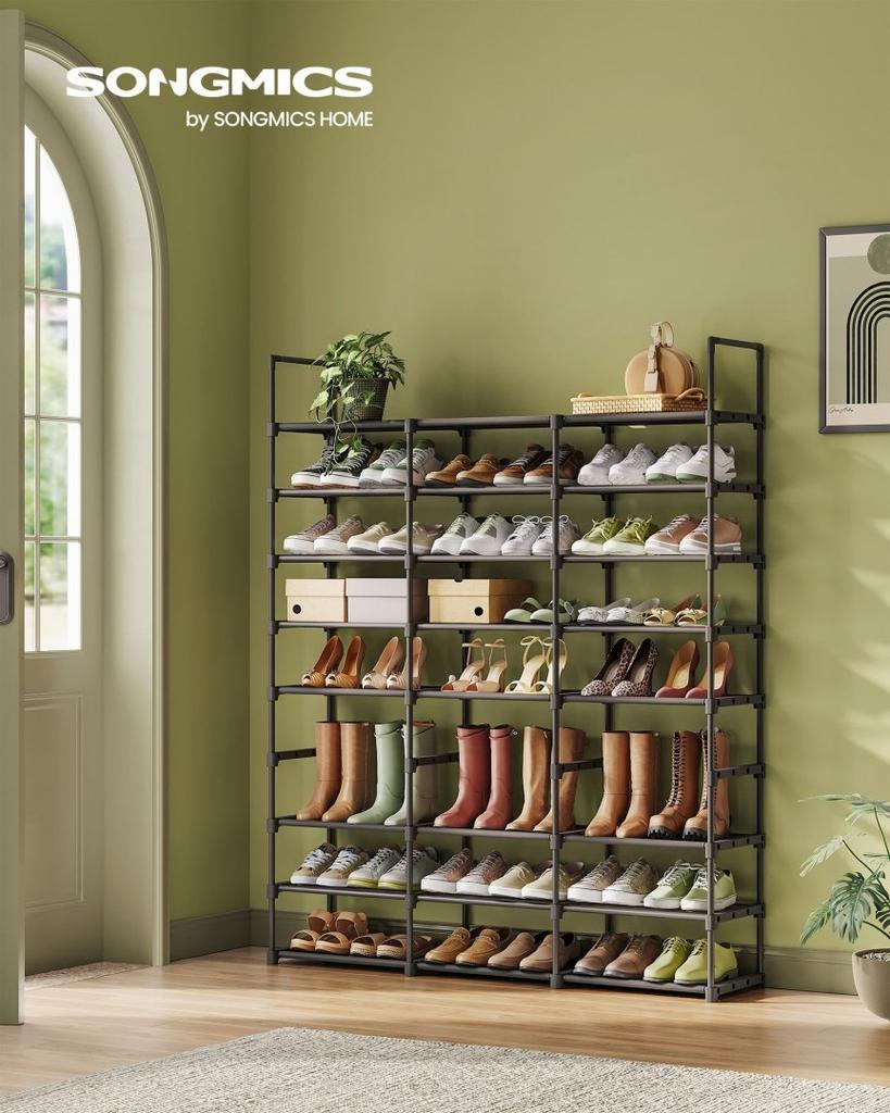 Suport mare pentru pantofi, organizator pentru pantofi cu 8 niveluri, mi