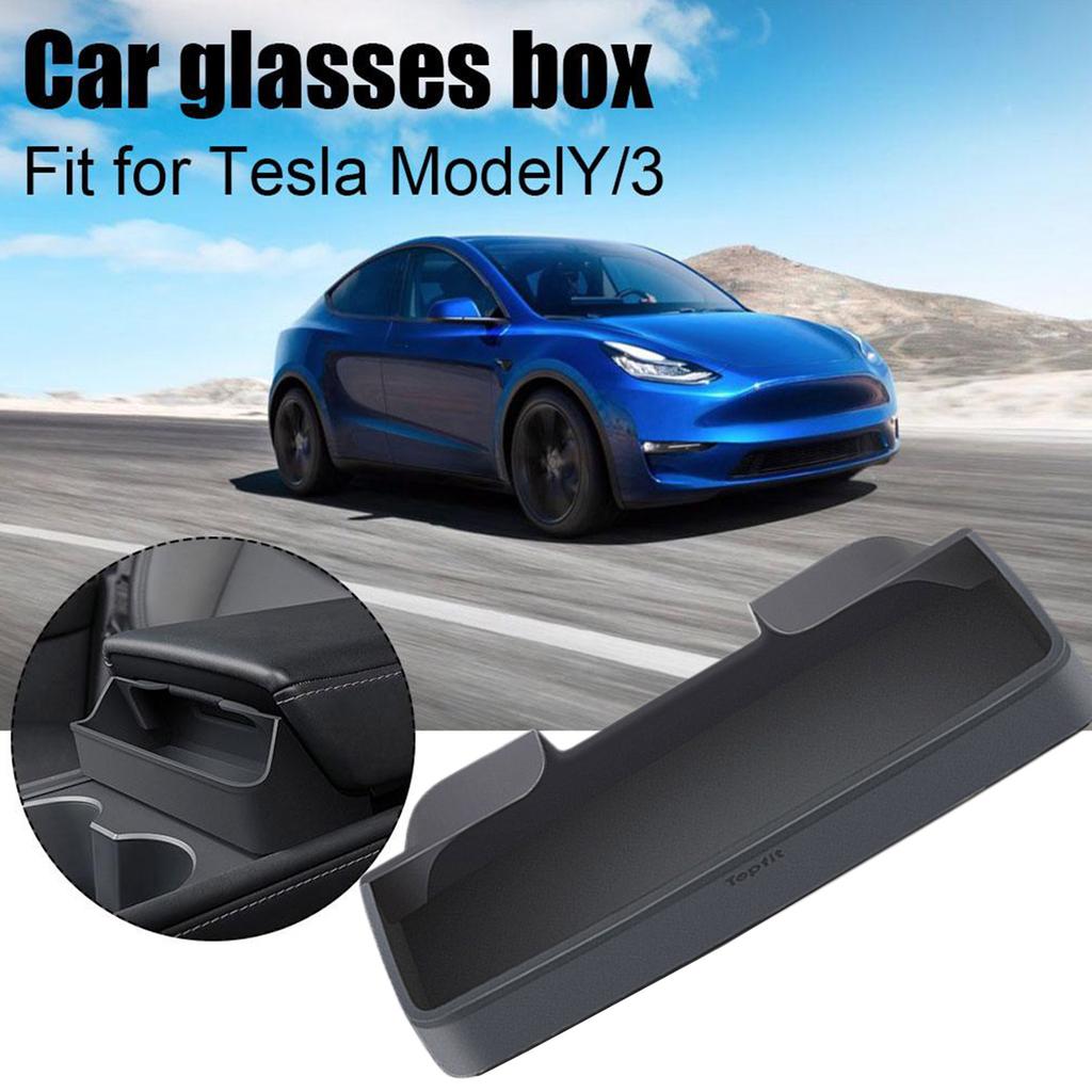 Car Charging Cable Glasses Box Compatible For Y Center Armrest Hidden Storage Box Organizer Interior Accessories