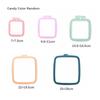 Sewing Tools Square DIY Cross Stitch Loop Stretch Tool Cross Stitch Ring Embroidery Hoops