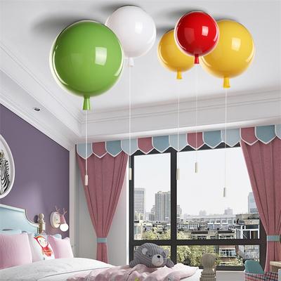 Moderne 5 Farben Ballon Acryl Deckenleuchten Kinderzimmer Wohnkultur Schlafzimmer E27 Glühbirne Deckenleuchten mit Schalter Leuchte