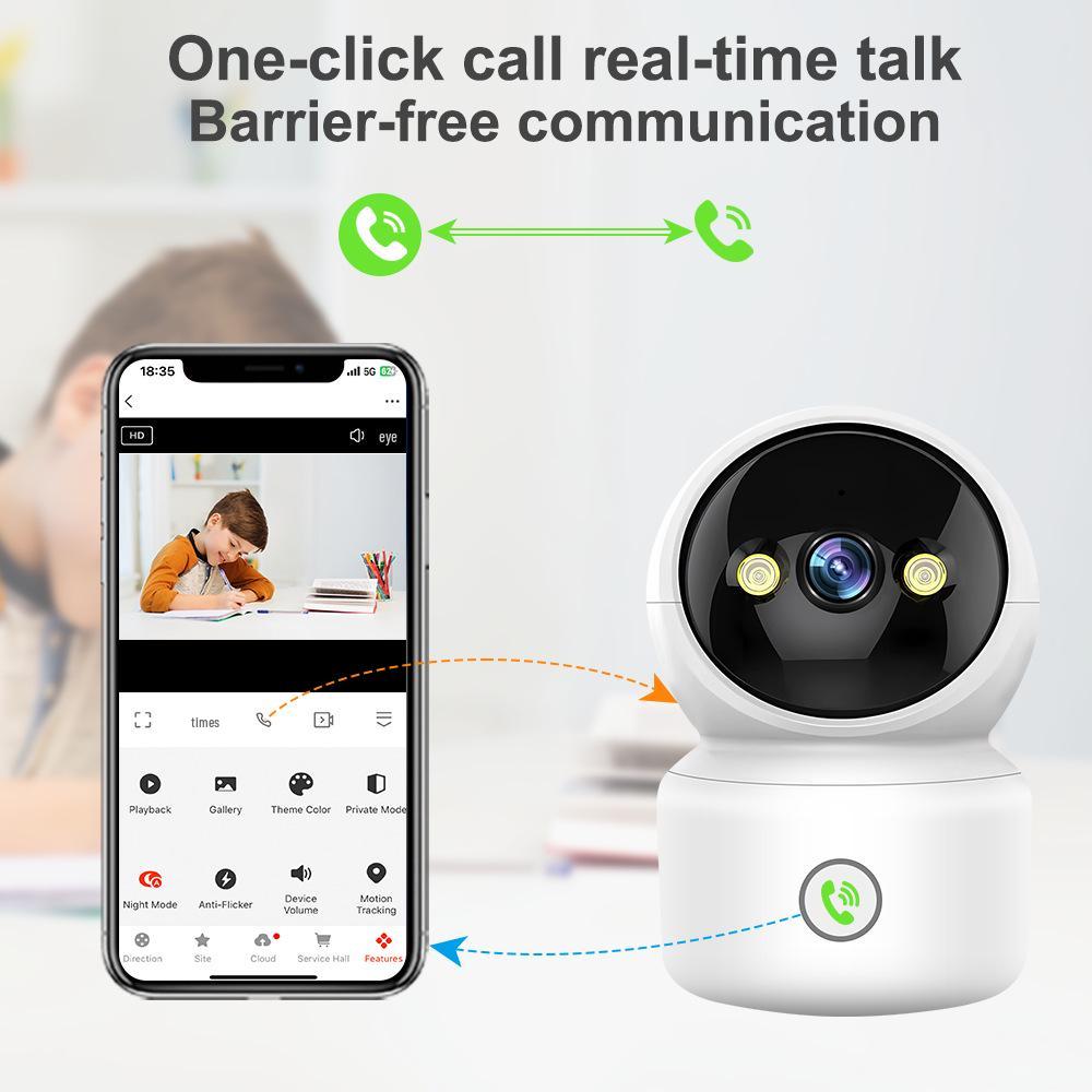 Tuya Smart Wi-Fi HD Camera for Remote Monitoring and Elderly Care