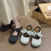 Chaussures à talons hauts avec un bandeau, Pantoufles à bout ouvert, Pantoufles cool nouveau style pour femmes